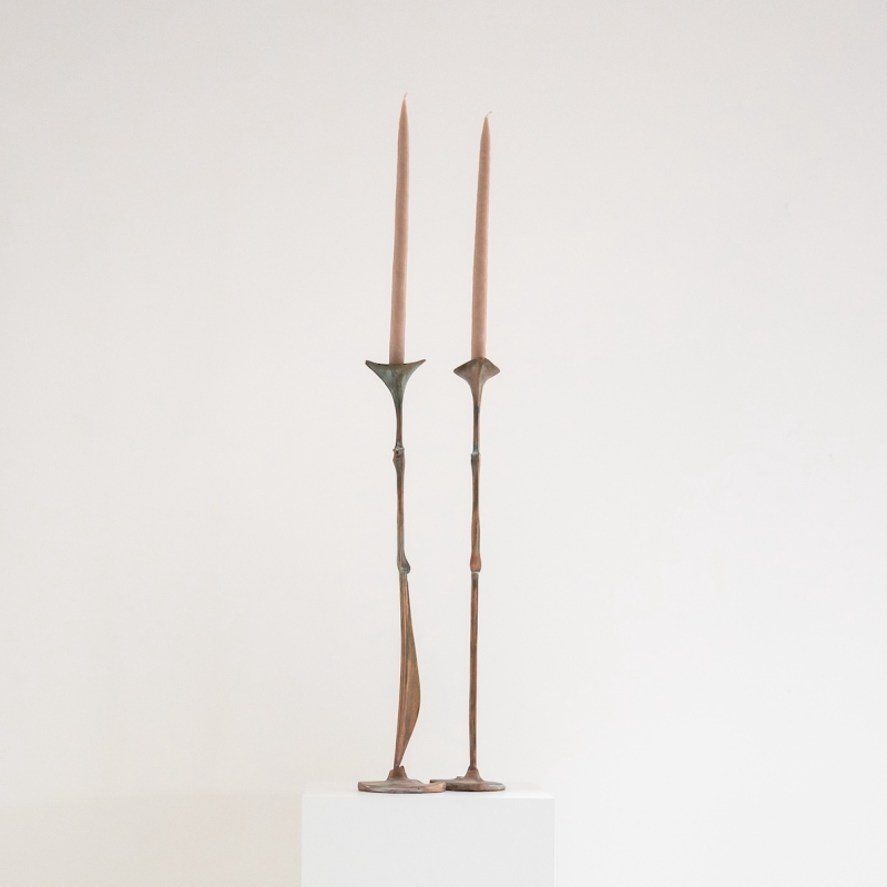 Fishbone candelabra